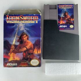 IronSword: Wizards & Warriors II (Nintendo NES, 1989) no manual