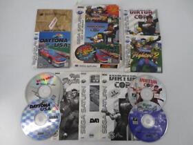 Sega Saturn - 3 Free Games: Virtua Fighter 2 Virtua Cop Daytona USA + Sampler