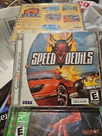 Speed Devils - Dreamcast Game Manual Has Water Damage 