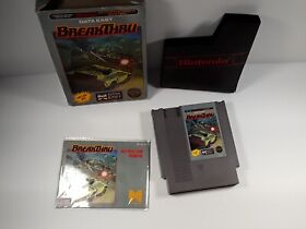 BreakThru (Nintendo NES, 1987) w/ Original Box And Manual Cib