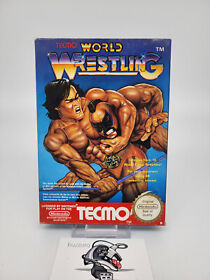 Tecmo World Wrestling Nintendo NES CIB PAL B FRA