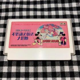 Famicom Software Mickey Mouse'S Adventure In Wonderland
