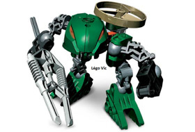 LEGO 4879 Bionicle Metru Nui Rahaga Iruini Complete - Pearl Gray Disk - C160