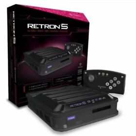 Hyperkin RetroN 5 HD Console GBA/GBC/GB/SNES/NES/Genesis/Mega Drive Black