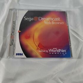 Web Browser CD For Sega Dreamcast Complete CIC Clean Disc