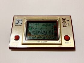 NINTENDO GAME AND & WATCH Chef Wide Screen 1981 Direct From Japan Very Rare
