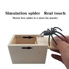 Spider Prank Scare Box，Wooden Surprise Box，Handmade Fun Practical Surprise Joke