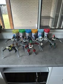 Lego Bionicle Vahki Set With Cannister 8614 8615 8616 8617 8618 8619