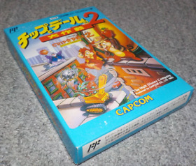 Nintendo Famicom Chip & Dale 's Strategy 2 New Retro Game Disney Capcom JP w/Box