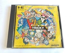 Tricky PC Engine TurboGrafx-16 PCE action puzzle game/Hu-Card,manual,case set-B-