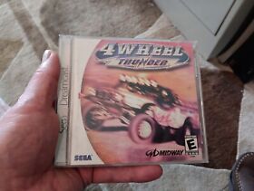 4 Wheel Thunder (Sega Dreamcast, 2000) CIB COMPLETE w/ Manual **RARE!**