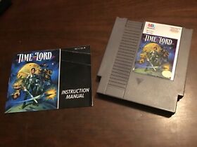 Time Lord with Manual Nintendo NES Authentic Tested