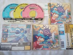 Super Adventure Rockman Megaman Mega Man Sega Saturn Japan Region Game US Seller