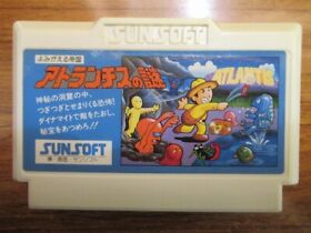 Famicon FC Atlantis no nazo Classic NES Nintendo Game Famicom Cartridge