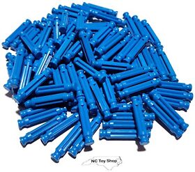 100 KNEX Rare Light Blue Rods 1-5/16" (White Size) Standard Parts Pieces K'NEX