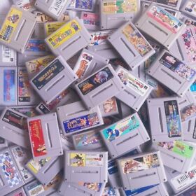 Nintendo Super Famicom variety Various cardridges Japan Used SFC 03/18 update JP
