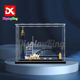 Display King-Custom display case for Lego Sydney 21032 (Sydney Stock)