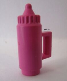 LEGO 6206 Belville Scala Baby Bottle Bottle Dark Pink 5890 MOC A40