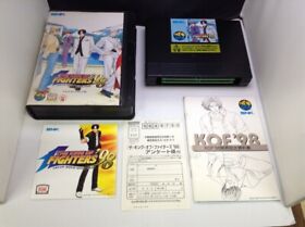 The King Of Fighters 98 Neo Geo AES CIB KOF 98' RARE Artbook Includ Used Japan