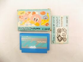 Boxed Nintendo Famicom Nuts & Milk - Inc Manual Japan - Free Postage
