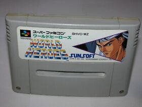 World Heroes 1 Super Famicom SFC Japan import US Seller
