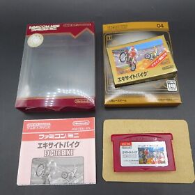 Excite Bike Gameboy Advance Famicom Mini Series Vol 04 GBA With Manual Japan