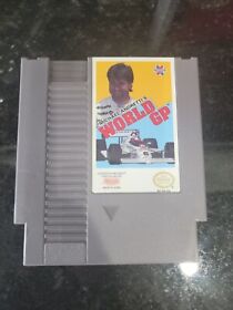 Michael Andretti's World GP NES Nintendo Complete  Manual with sleeve 