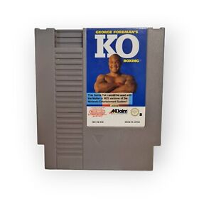 George Foreman`s KO Boxing Nintendo Nes Modul Kombiversand Möglich