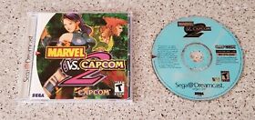Marvel vs. Capcom 2 II ii Sega Dreamcast Game CD Complete CIB Case Manual Lot !!