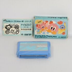 NUTS AND MILK Famicom Nintendo 2550 fc