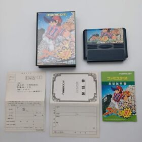 Nintendo Famicom FC Famista '91 Baseball Game CIB Japan Import NTSC-J Tested