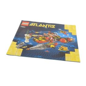 1x LEGO Building Instructions Atlantis Deep Sea Raider Submarine 7984