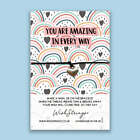 WishStrings Wish Bracelet You are Amazing - Rainbow Pattern Positive Wish String