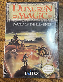 Dungeon Magic Sword Of the Elements NES Nintendo Authentic Original - New Sealed