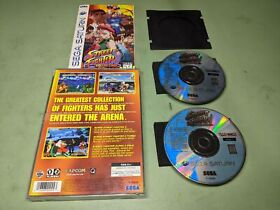 Street Fighter Collection Sega Saturn Complete in Box
