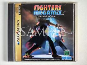 Fighters Megamix Sega Saturn With Instruction Manual First Edition Japan V2
