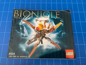 Lego Bionicle 8594 Jaller & Gukko Instructions Manual Only