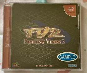 Sample VersionFighting Vipers 2 Dreamcast brand New Unopened From Japan