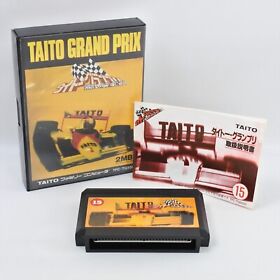 TAITO GRAND PRIX Famicom Nintendo 2217 fc