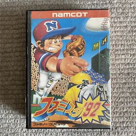 Free Shipping NES FAMILY STADIUM 92 Japanese Baseball Game Manual in BOX