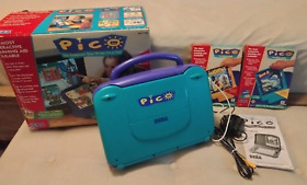 Sega Pico Learning System Console 3 Games Original Box Tested working w/booklet