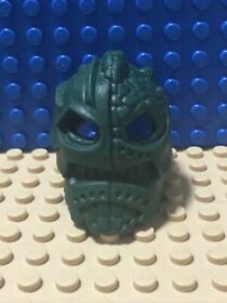 H1 Lego Dark Green Bionicle Rubber Mask 56153 Suletu 8731 Inika Toa Kongu 