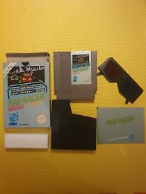 Rad Racer NES Nintendo Game Boxed Complete With Manual & Original 3D Glasses PAL