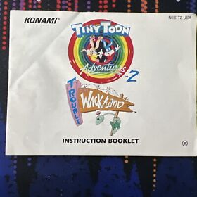 NES Manual - Tiny Toon Adventures 2 Trouble In Wacky Land NES Nintendo