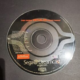 Virtual-On: Oratorio Tangram (Sega Dreamcast, 2000) DISC ONLY - SCRATCHED  WORKS