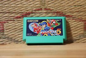 *In Stock* *Authentic* Rockman 5 Megaman 5 Japan Nintendo Famicom FC VG!