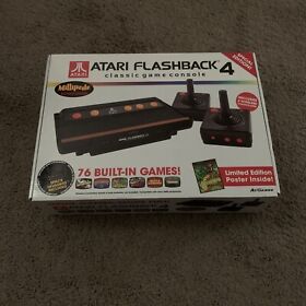 ATARI FLASHBACK 4 Game Console SPECIAL EDITION with 76 Games | Poster Included