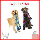 Feeko Dog Rope Toys for Large and Medium Aggressive Chewers, 2 Pack Heavy Duty D