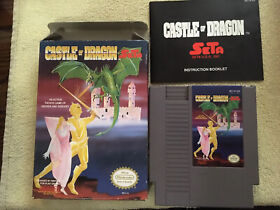 Castle of Dragon CIB Nintendo NES Complete 