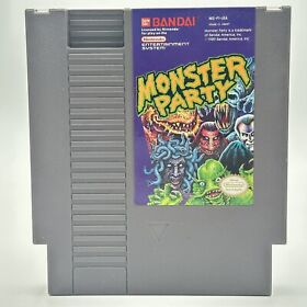 Nintendo NES Monster Party Cartridge Only - Free Ship
